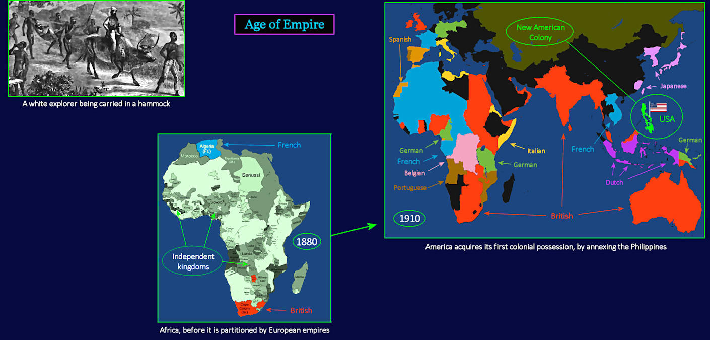 Age of Empire, 1910 map